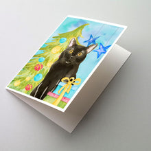 Load image into Gallery viewer, Bombay Christmas Presents Greeting Cards -  Blank Note Cards – 8-Pack of Artist-Designed Cards with Envelopes