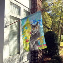 Load image into Gallery viewer, British Shorthair Christmas Presents Flag Canvas House Size CK3123CHF