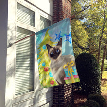 Load image into Gallery viewer, Siamese Christmas Presents Flag Canvas House Size CK3129CHF