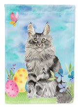 Load image into Gallery viewer, Maine Coon Easter Eggs Flag Canvas House Size CK3139CHF