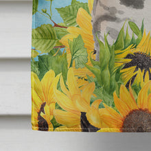 Load image into Gallery viewer, American Shorthair in Sunflowers Flag Canvas House Size CK3149CHF