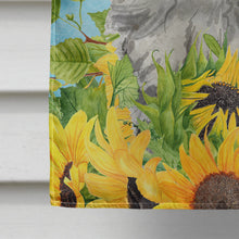 Load image into Gallery viewer, Maine Coon in Sunflowers Flag Canvas House Size CK3154CHF