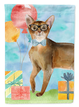 Load image into Gallery viewer, Abyssinian Happy Birthday Garden Flag - Outdoor Decorative Yard Flag CK3162GF