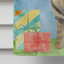 Load image into Gallery viewer, American Shorthair Brown Tabby Happy Birthday Flag Canvas House Size CK3163CHF