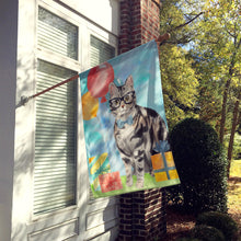 Load image into Gallery viewer, American Shorthair Happy Birthday Flag Canvas House Size CK3164CHF