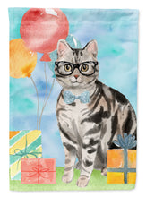 Load image into Gallery viewer, American Shorthair Happy Birthday Flag Canvas House Size CK3164CHF