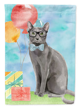 Load image into Gallery viewer, Blue Russian Happy Birthday Flag Canvas House Size CK3166CHF
