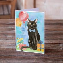 Load image into Gallery viewer, Bombay Happy Birthday Greeting Cards -  Blank Note Cards – 8-Pack of Artist-Designed Cards with Envelopes