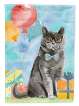 Load image into Gallery viewer, British Shorthair Happy Birthday Garden Flag - Outdoor Decorative Yard Flag CK3168GF