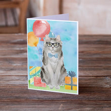 Load image into Gallery viewer, Ragamuffin Happy Birthday Greeting Cards -  Blank Note Cards – 8-Pack of Artist-Designed Cards with Envelopes