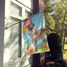 Load image into Gallery viewer, Tonkinese Happy Birthday Flag Canvas House Size CK3176CHF