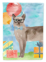 Load image into Gallery viewer, Tonkinese Happy Birthday Flag Canvas House Size CK3176CHF
