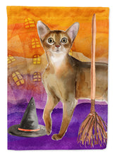 Load image into Gallery viewer, Abyssinian Halloween Flag Canvas House Size CK3177CHF