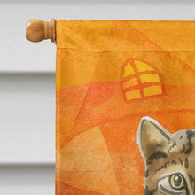Load image into Gallery viewer, Bengal Halloween Flag Canvas House Size CK3180CHF