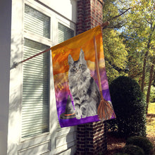 Load image into Gallery viewer, Maine Coon Halloween Flag Canvas House Size CK3184CHF