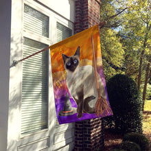 Load image into Gallery viewer, Siamese Halloween Flag Canvas House Size CK3189CHF
