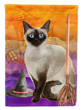 Load image into Gallery viewer, Siamese Halloween Flag Canvas House Size CK3189CHF