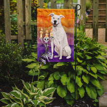 Load image into Gallery viewer, Hallween White Staffordshire Bull Terrier Garden Flag - Outdoor Decorative Yard Flag CK3195GF