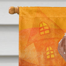 Load image into Gallery viewer, Hallween Brittany Spaniel Flag Canvas House Size CK3198CHF