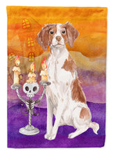 Load image into Gallery viewer, Hallween Brittany Spaniel Garden Flag - Outdoor Decorative Yard Flag CK3198GF