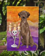 Load image into Gallery viewer, Hallween Chocolate Labrador Retriever Garden Flag - Outdoor Decorative Yard Flag CK3199GF