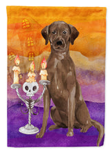 Load image into Gallery viewer, Hallween Chocolate Labrador Retriever Garden Flag - Outdoor Decorative Yard Flag CK3199GF