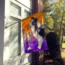 Load image into Gallery viewer, Hallween Border Collie Flag Canvas House Size CK3207CHF