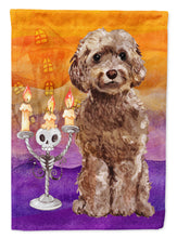 Load image into Gallery viewer, Hallween Brown Cockapoo Garden Flag - Outdoor Decorative Yard Flag CK3208GF