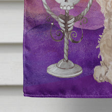 Load image into Gallery viewer, Hallween Champagne Cockapoo Flag Canvas House Size CK3209CHF