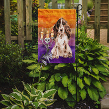 Load image into Gallery viewer, Hallween Chocolate Parti Cocker Spaniel Garden Flag - Outdoor Decorative Yard Flag CK3211GF