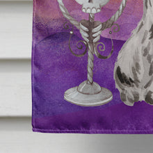 Load image into Gallery viewer, Hallween Black Parti Cocker Spaniel Flag Canvas House Size CK3212CHF