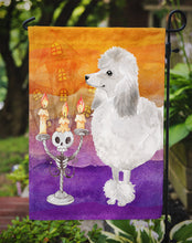 Load image into Gallery viewer, Hallween Silver Poodle Garden Flag - Outdoor Decorative Yard Flag CK3220GF
