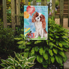 Load image into Gallery viewer, Happy Birthday Blenheim Cavalier Spaniel Garden Flag - Outdoor Decorative Yard Flag CK3227GF