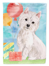 Load image into Gallery viewer, Happy Birthday Westie Garden Flag - Outdoor Decorative Yard Flag CK3228GF