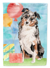Load image into Gallery viewer, Happy Birthday Australian Shepherd Flag Canvas House Size CK3231CHF
