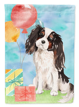 Load image into Gallery viewer, Happy Birthday Tricolor Cavalier Spaniel Flag Canvas House Size CK3236CHF