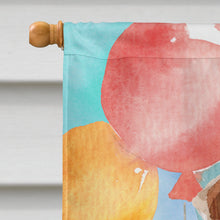 Load image into Gallery viewer, Happy Birthday Jack Russell Terrier Flag Canvas House Size CK3237CHF