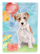 Load image into Gallery viewer, Happy Birthday Jack Russell Terrier Garden Flag - Outdoor Decorative Yard Flag CK3237GF