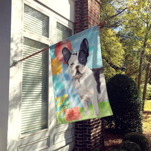 Load image into Gallery viewer, Happy Birthday French Bulldog Flag Canvas House Size CK3241CHF