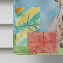 Load image into Gallery viewer, Happy Birthday Chocolate Parti Cocker Spaniel Flag Canvas House Size CK3246CHF