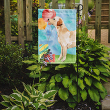 Load image into Gallery viewer, Happy Birthday Labrador Retriever Yellow Garden Flag - Outdoor Decorative Yard Flag CK3257GF