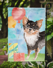 Load image into Gallery viewer, Happy Birthday Long Haired Chihuahua Garden Flag - Outdoor Decorative Yard Flag CK3258GF