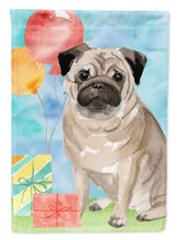 Load image into Gallery viewer, Happy Birthday Pug Flag Canvas House Size CK3260CHF