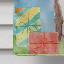 Load image into Gallery viewer, Happy Birthday Red Staffie Bull Flag Canvas House Size CK3261CHF