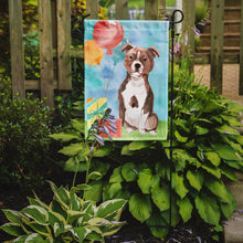 Load image into Gallery viewer, Happy Birthday Red Staffie Bull Garden Flag - Outdoor Decorative Yard Flag CK3261GF