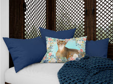 Load image into Gallery viewer, Abyssinian Spring Flowers Canvas Fabric Decorative Pillow CK3386PW1216