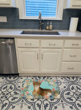 Load image into Gallery viewer, Abyssinian Spring Flowers Machine Washable Memory Foam Mat CK3386RUG