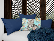 Load image into Gallery viewer, American Shorthair Spring Flowers Canvas Fabric Decorative Pillow CK3388PW1216