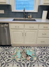 Load image into Gallery viewer, American Shorthair Spring Flowers Machine Washable Memory Foam Mat CK3388RUG