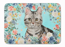 Load image into Gallery viewer, American Shorthair Spring Flowers Machine Washable Memory Foam Mat CK3388RUG